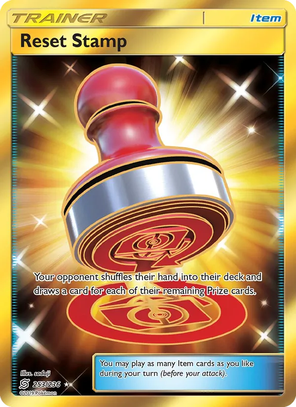 Reset Stamp - Unified Minds Pokemon Card