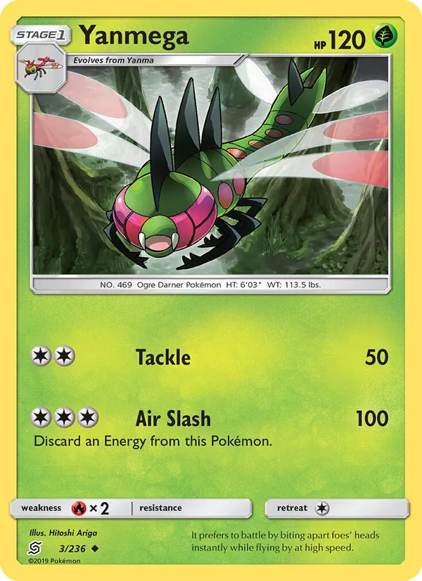 Yanmega - Unified Minds Pokemon Card