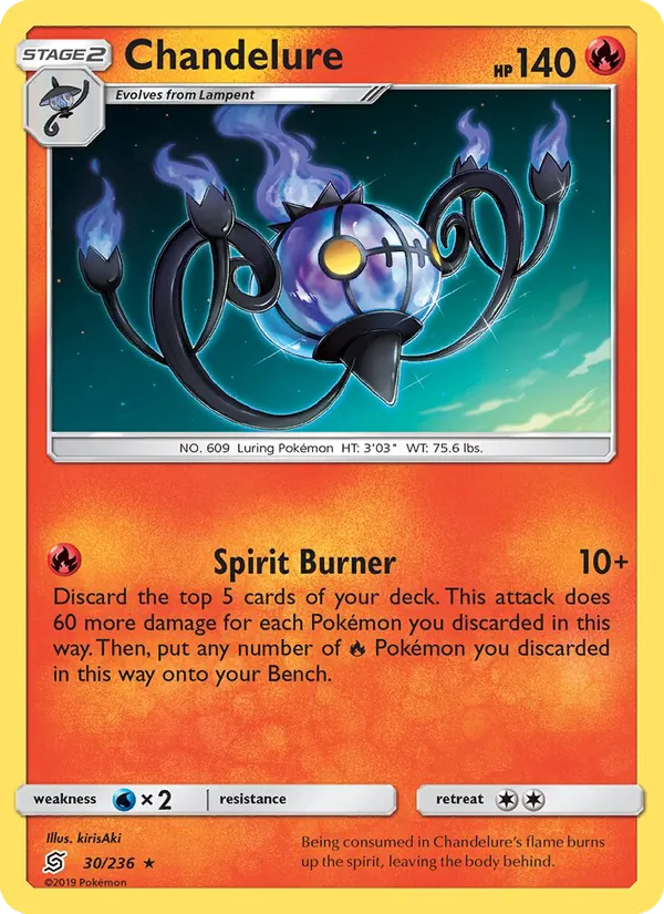 Chandelure - Unified Minds Pokemon Card