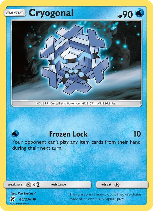 Cryogonal - Unified Minds Pokemon Card