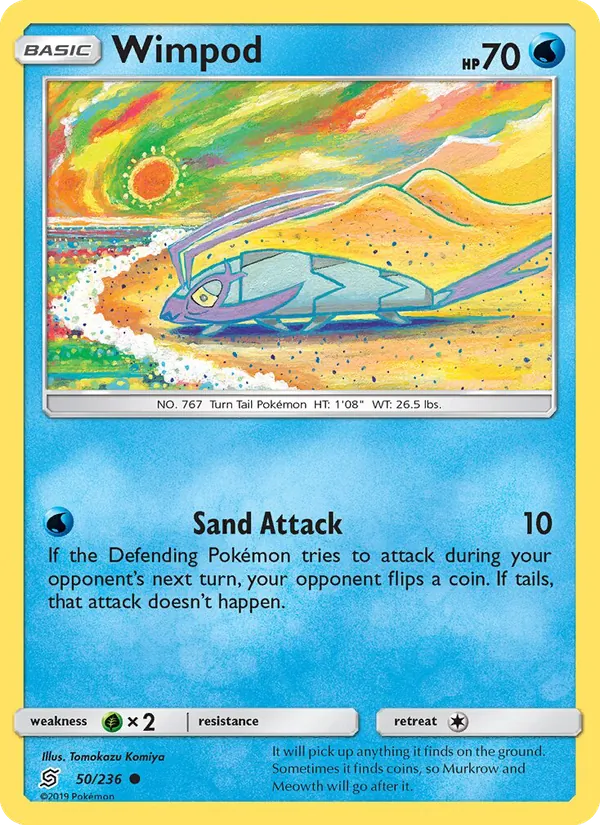 Wimpod - Unified Minds Pokemon Card