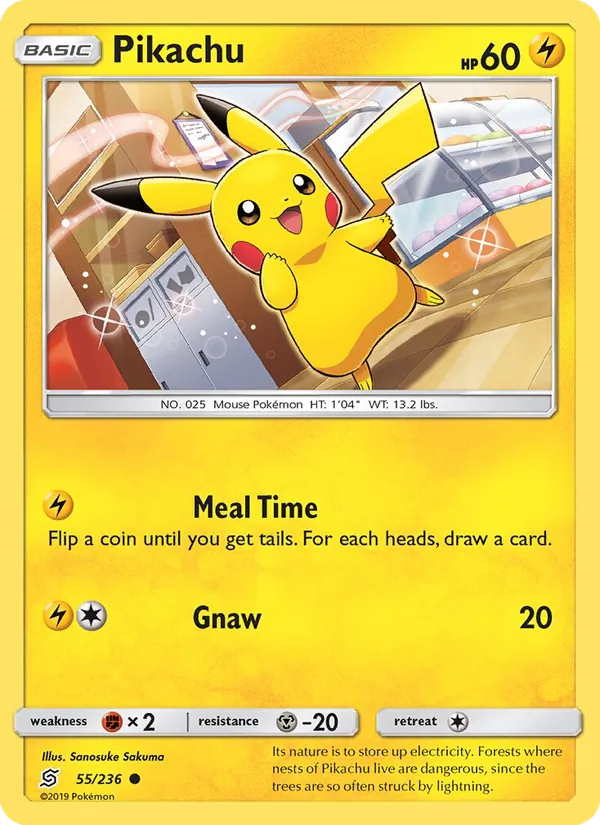 Pikachu - Unified Minds Pokemon Card