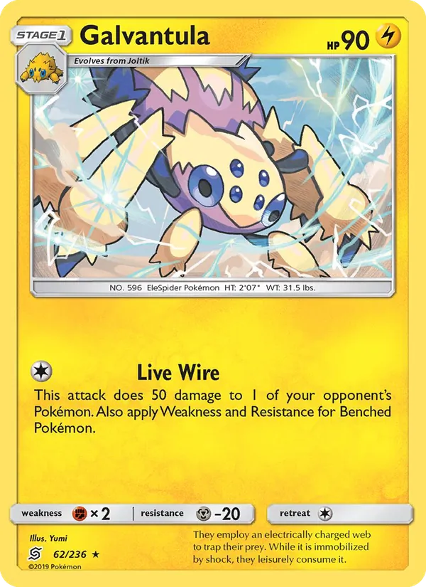 Galvantula - Unified Minds Pokemon Card