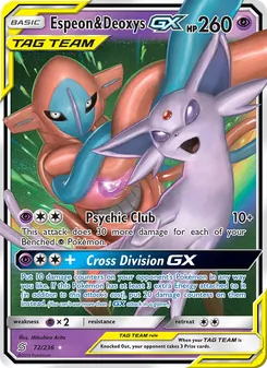 Espeon & Deoxys GX - Unified Minds