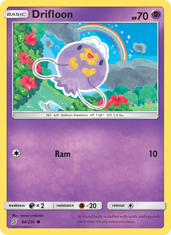 Drifloon - Unified Minds Pokemon Card