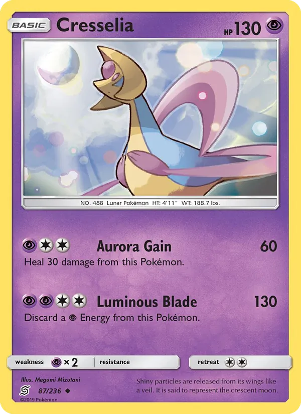 Cresselia - Unified Minds Pokemon Card