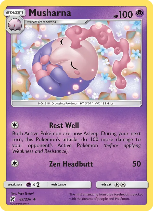 Musharna - Unified Minds Pokemon Card