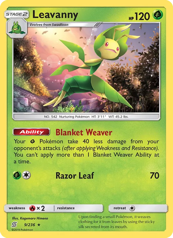 Leavanny - Unified Minds Pokemon Card