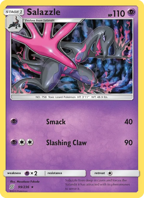 Salazzle - Unified Minds Pokemon Card