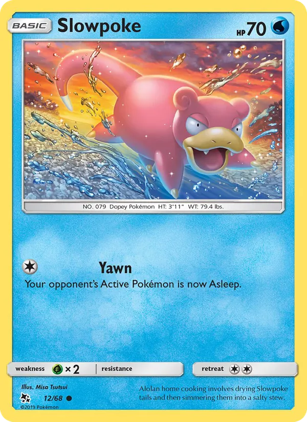 Slowpoke - Hidden Fates Pokemon Card