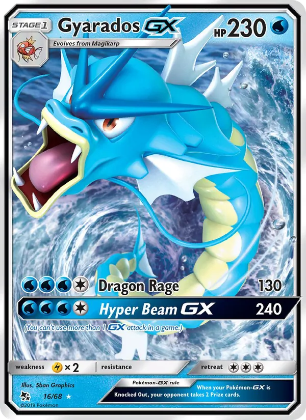 Gyarados GX - Hidden Fates Pokemon Card