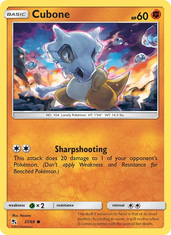 Cubone - Hidden Fates Pokemon Card
