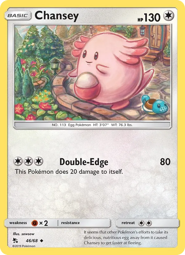 Chansey - Hidden Fates Pokemon Card