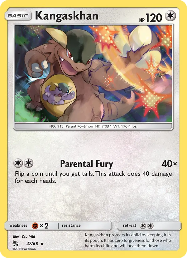 Kangaskhan - Hidden Fates Pokemon Card