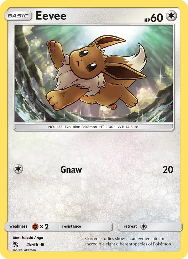 Eevee - Hidden Fates Pokemon Card