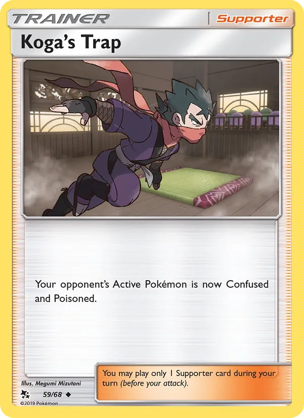 Koga’s Trap - Hidden Fates Pokemon Card