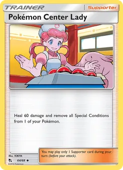 Pokémon Center Lady - Hidden Fates