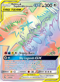 Moltres & Zapdos & Articuno GX - Hidden Fates