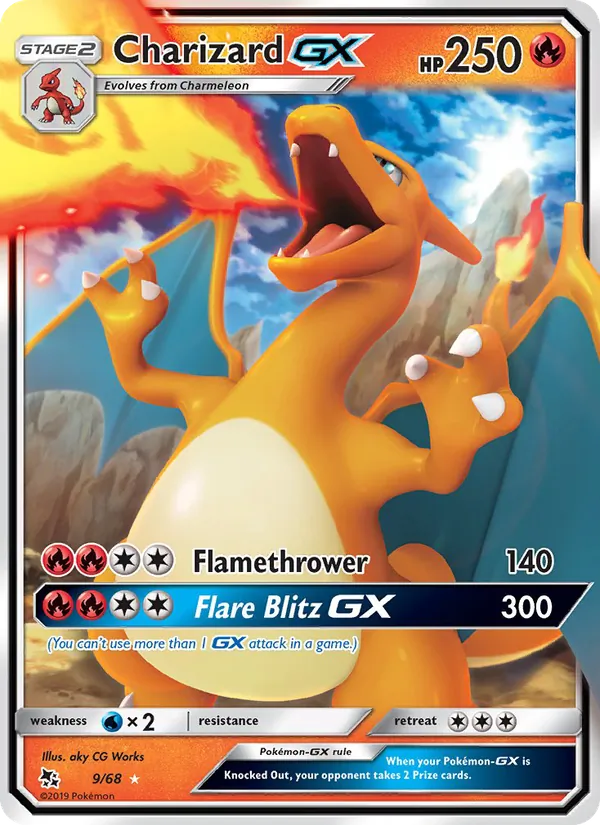 Charizard GX - Hidden Fates Pokemon Card