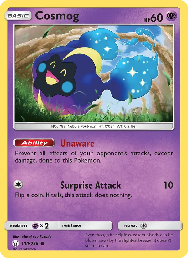 Cosmog - Cosmic Eclipse Pokemon Card
