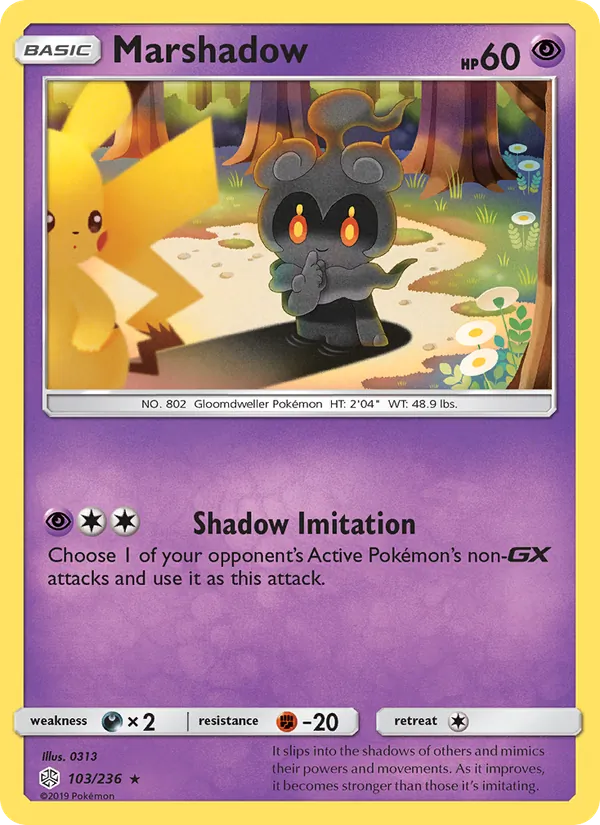 Marshadow - Cosmic Eclipse Pokemon Card