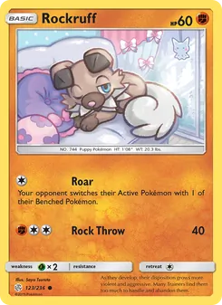 Rockruff - Cosmic Eclipse