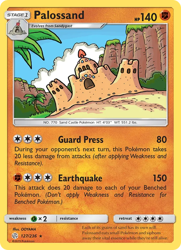 Palossand - Cosmic Eclipse Pokemon Card