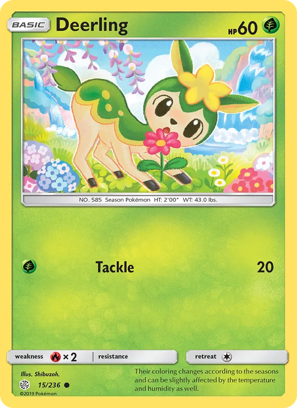 Deerling - Cosmic Eclipse Pokemon Card