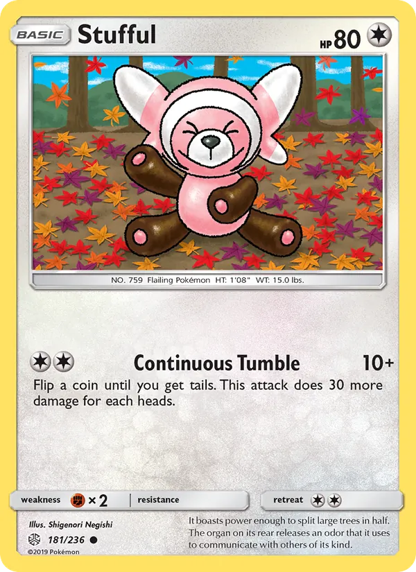 Stufful - Cosmic Eclipse Pokemon Card