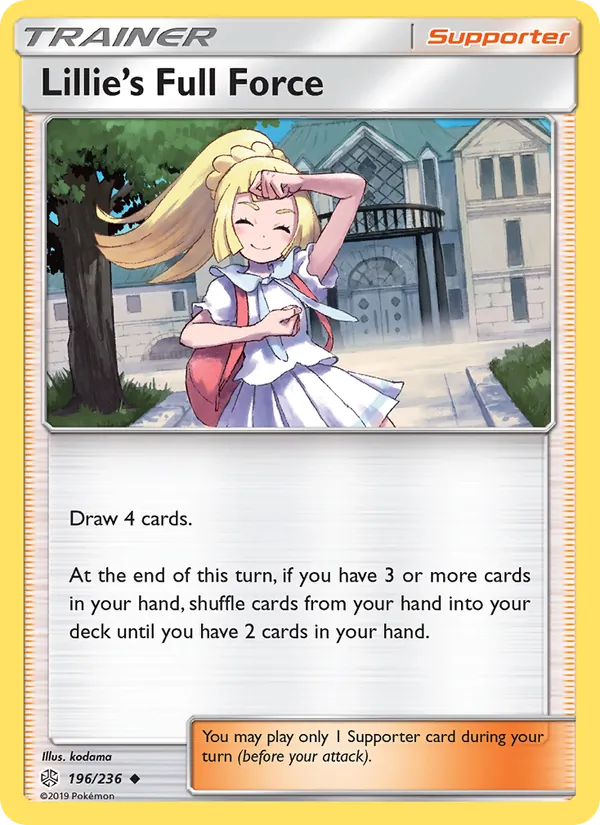 Lillie’s Full Force - Cosmic Eclipse Pokemon Card