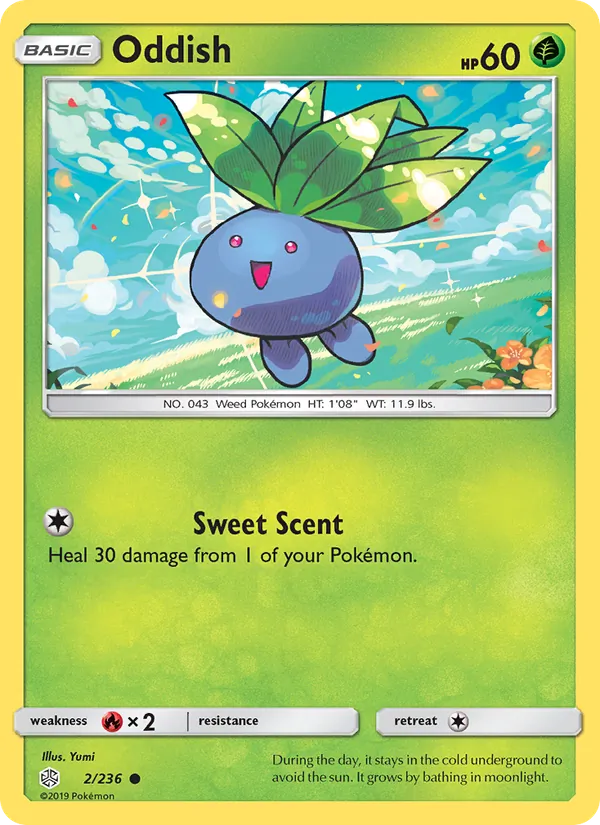 Oddish - Cosmic Eclipse Pokemon Card