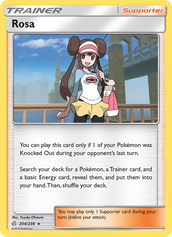 Rosa - Cosmic Eclipse Pokemon Card