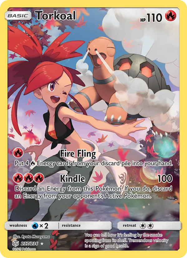 Torkoal - Cosmic Eclipse Pokemon Card