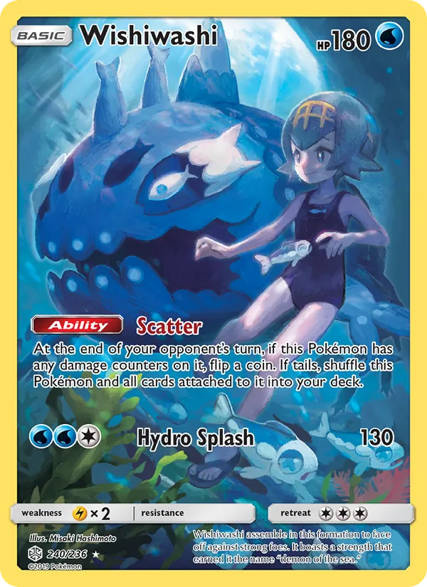 Wishiwashi - Cosmic Eclipse Pokemon Card