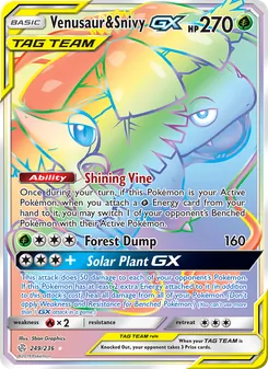 Venusaur & Snivy GX - Cosmic Eclipse