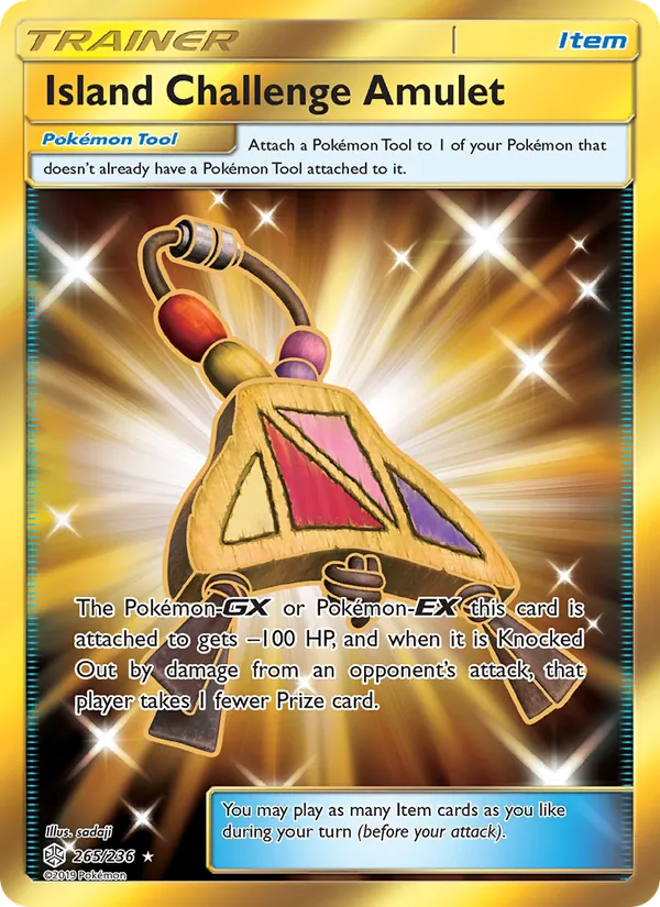 Island Challenge Amulet - Cosmic Eclipse Pokemon Card