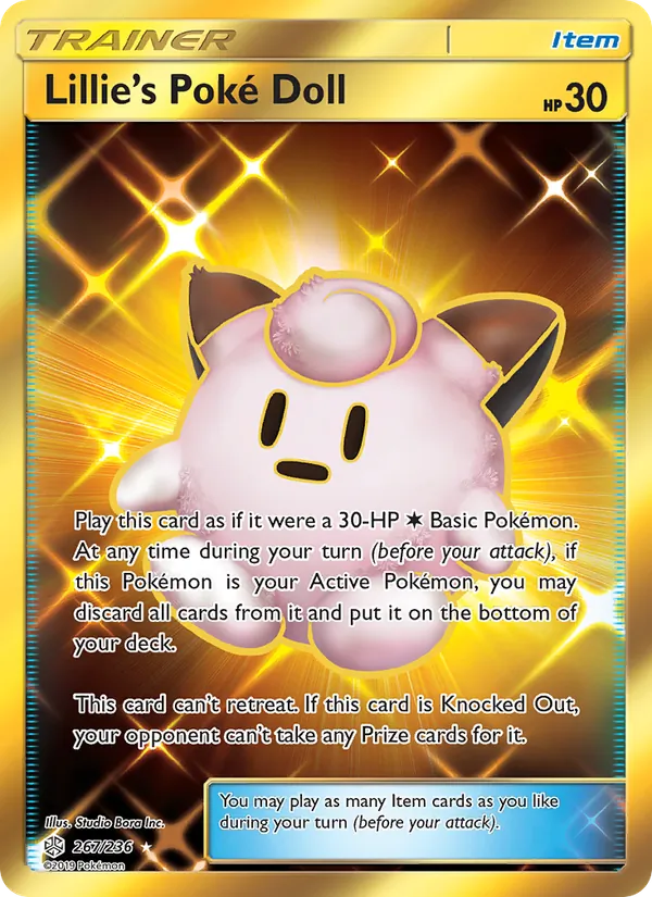Lillie’s Poké Doll - Cosmic Eclipse Pokemon Card