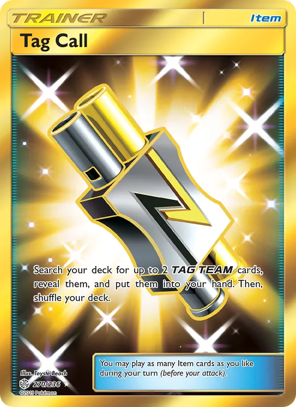 Tag Call - Cosmic Eclipse Pokemon Card