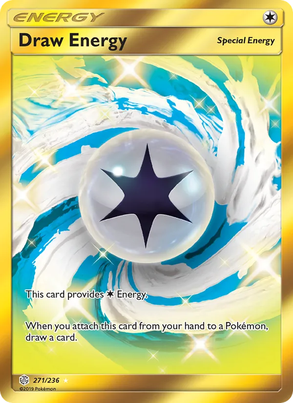 Draw Energy - Cosmic Eclipse Pokemon Card