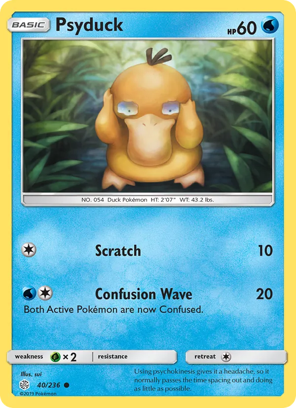 Psyduck - Cosmic Eclipse Pokemon Card