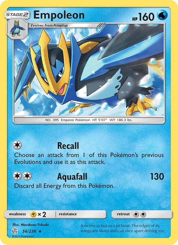 Empoleon - Cosmic Eclipse Pokemon Card