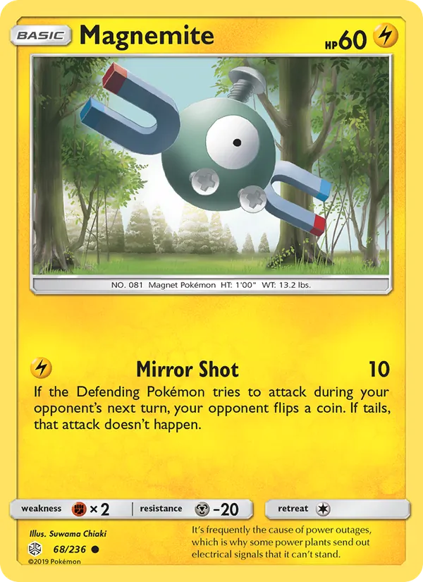 Magnemite - Cosmic Eclipse Pokemon Card