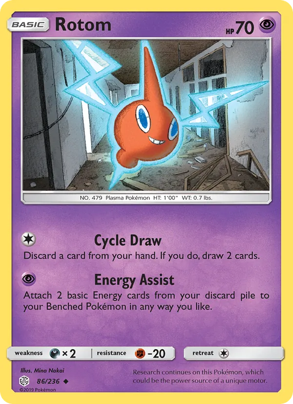 Rotom - Cosmic Eclipse Pokemon Card