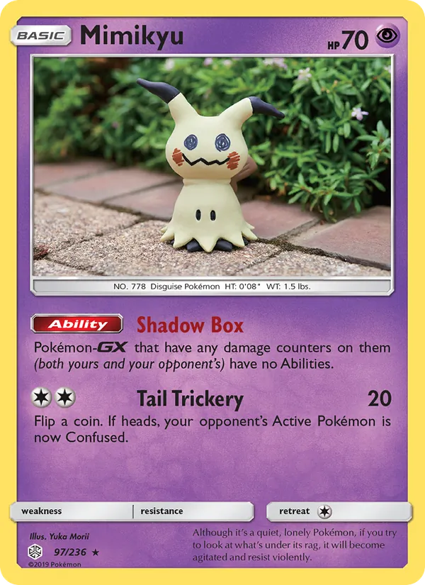 Mimikyu - Cosmic Eclipse Pokemon Card