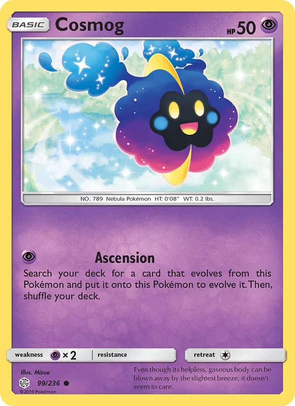 Cosmog - Cosmic Eclipse Pokemon Card