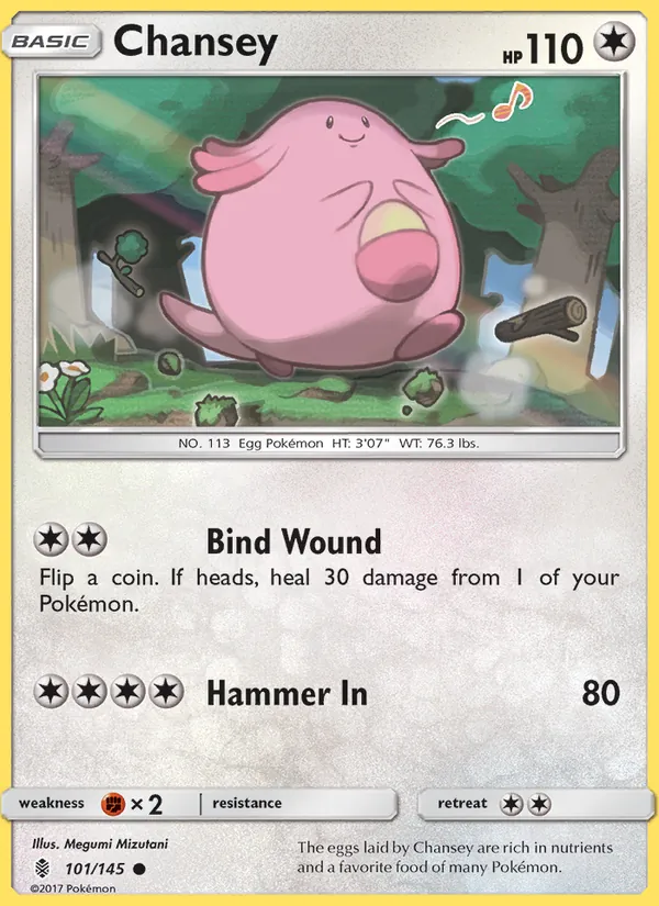 Chansey - Guardians Rising Pokemon Card