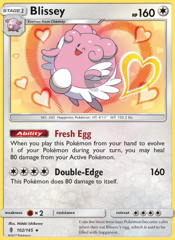Blissey - Guardians Rising Pokemon Card