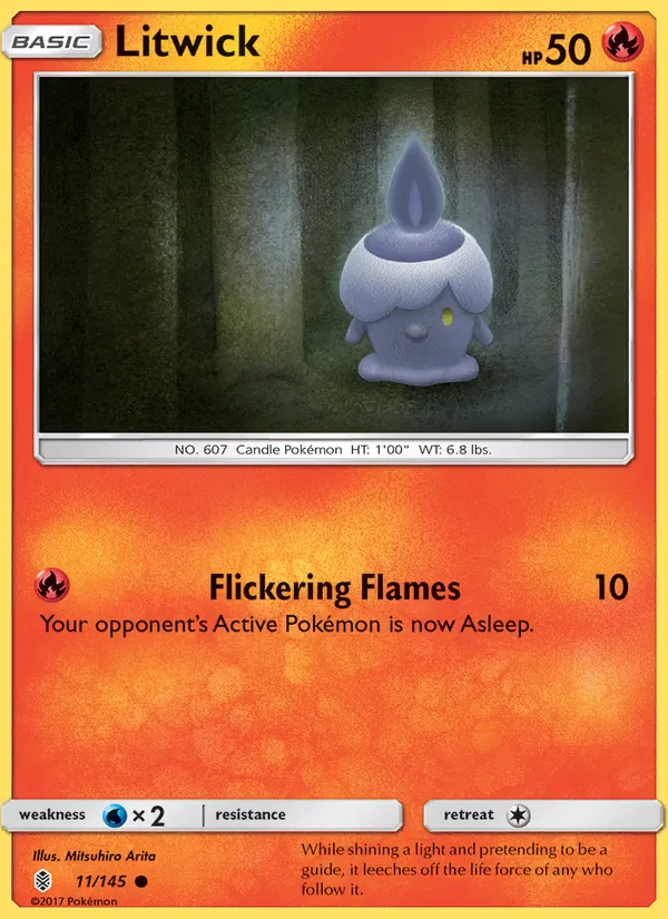 Litwick - Guardians Rising Pokemon Card