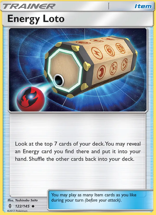 Energy Loto - Guardians Rising Pokemon Card