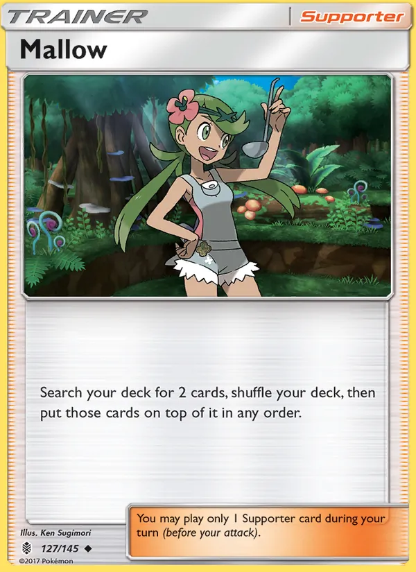 Mallow - Guardians Rising Pokemon Card